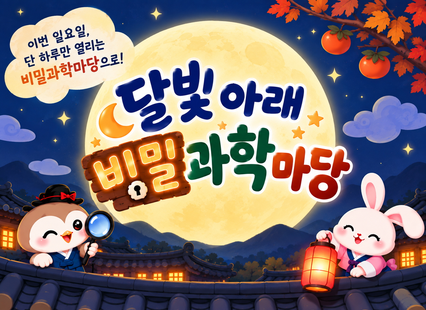 [추석맞이 특별 교육행사] 달빛 아래 비밀 과학마당